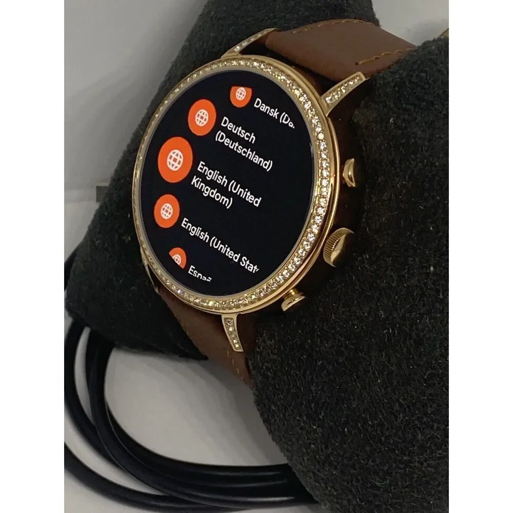 Fossil Gen 4 Authentic Digital Dial Smart Watch Custom Band FTW6030 AB448